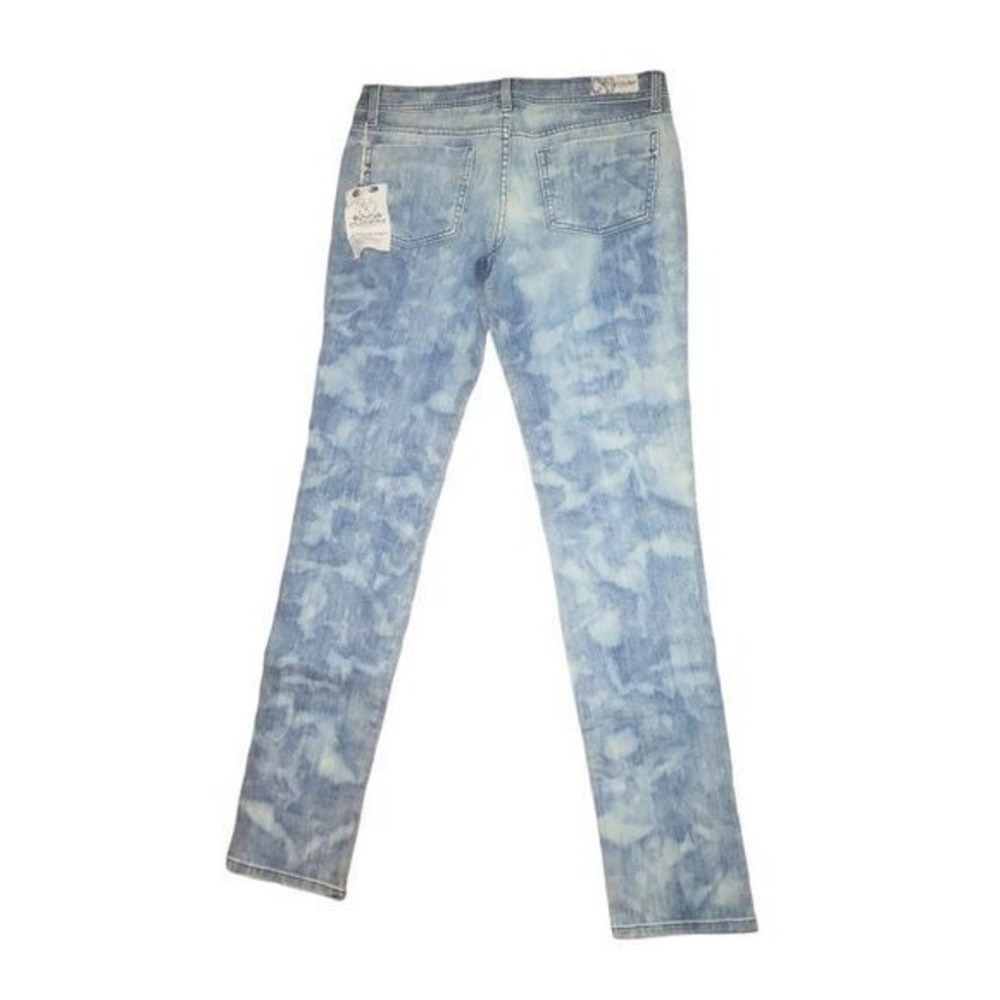 Dylan‎ George Jeans Womens Sz 29 Handcrafted Straight Blue Distressed Denim NWT